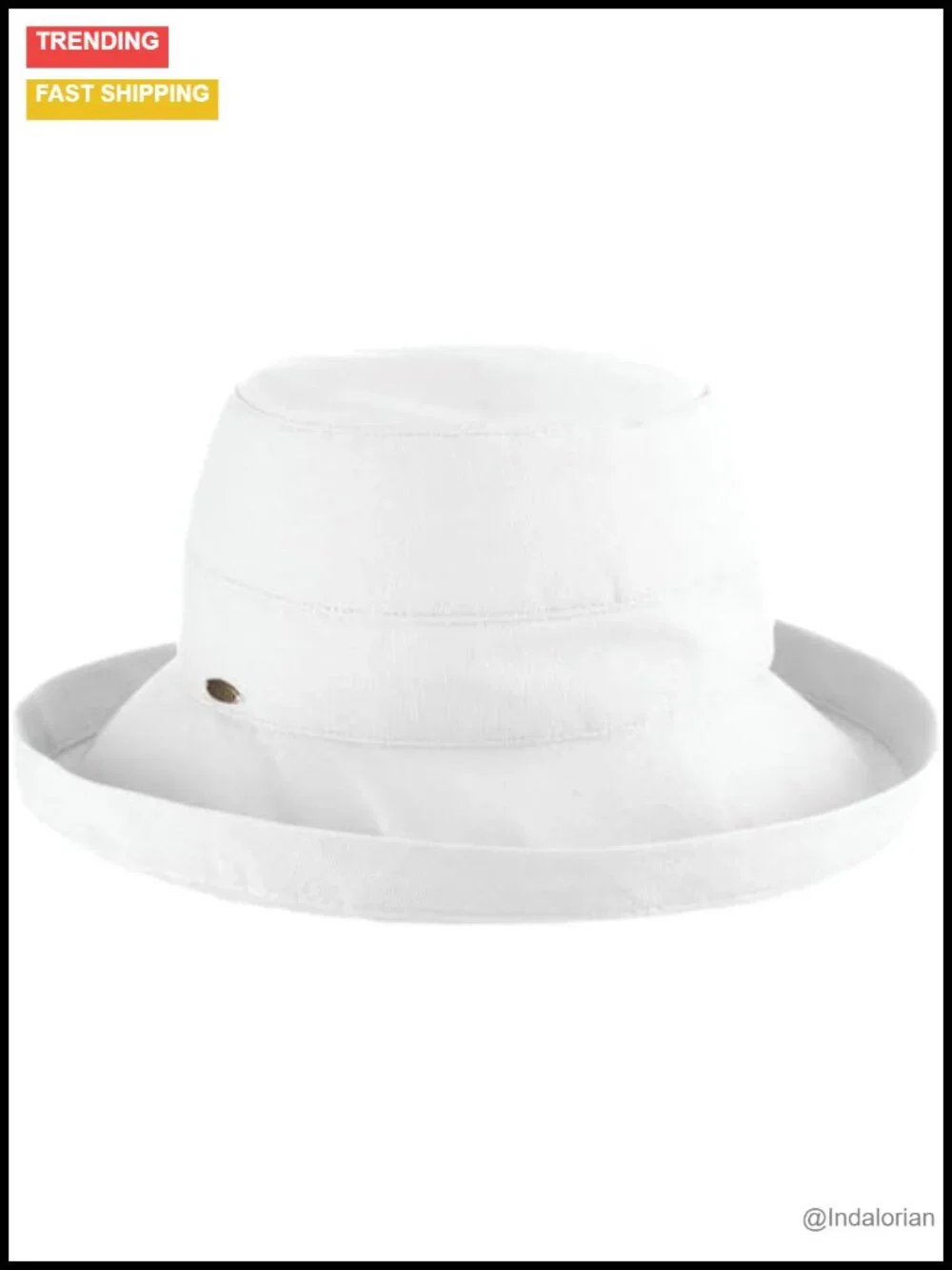 Women's 50+ UPF Cotton Sun Hat with 2.5